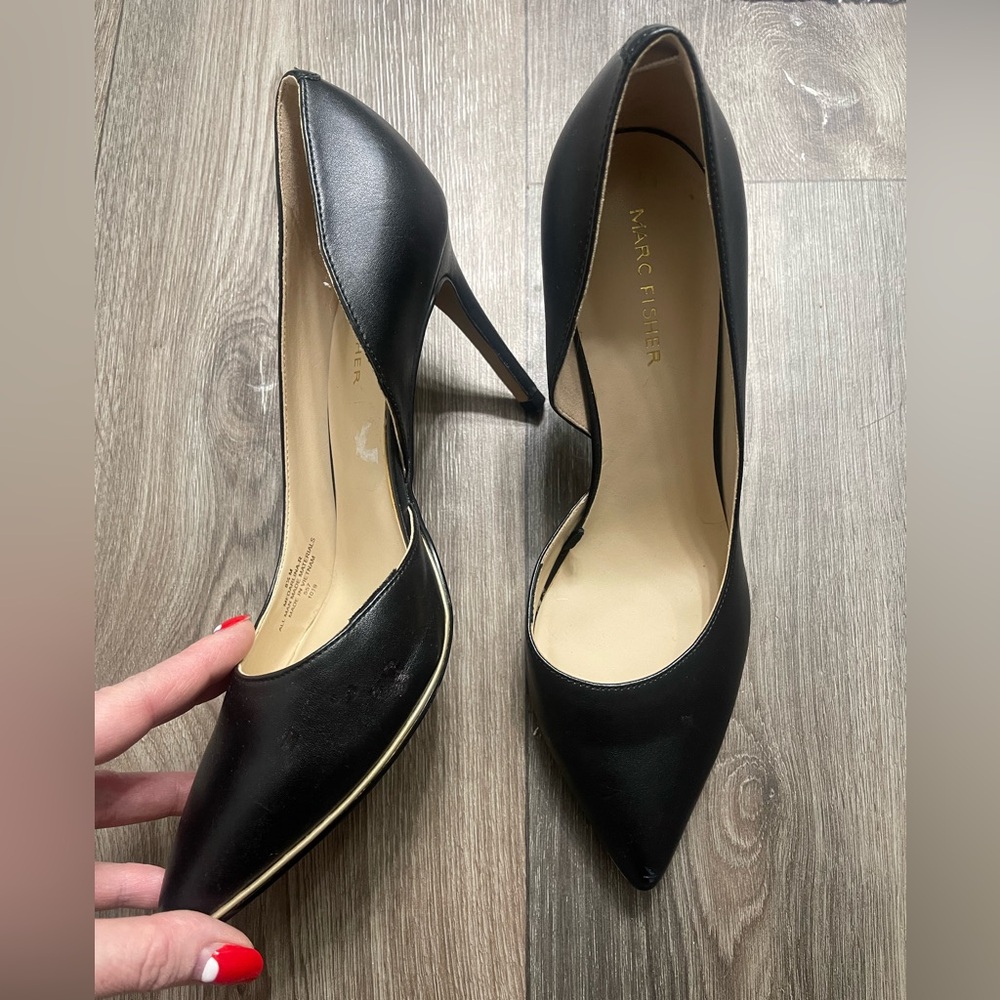 Marc Fisher Black Heels